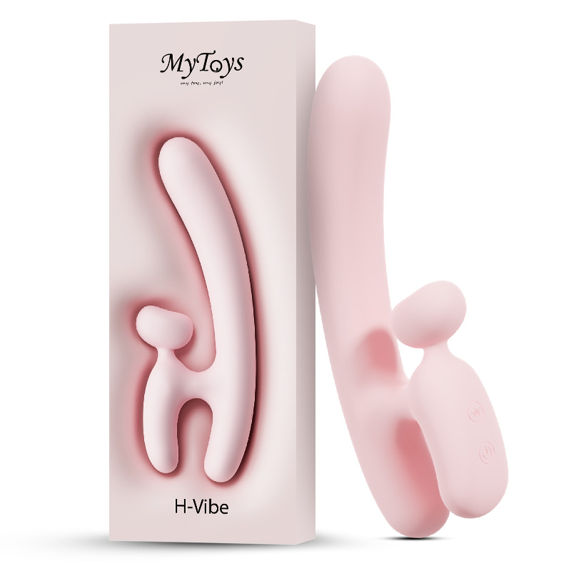 MyToys｜德國 H-Vibe 蜜糖雙點震動棒 兔耳按摩棒