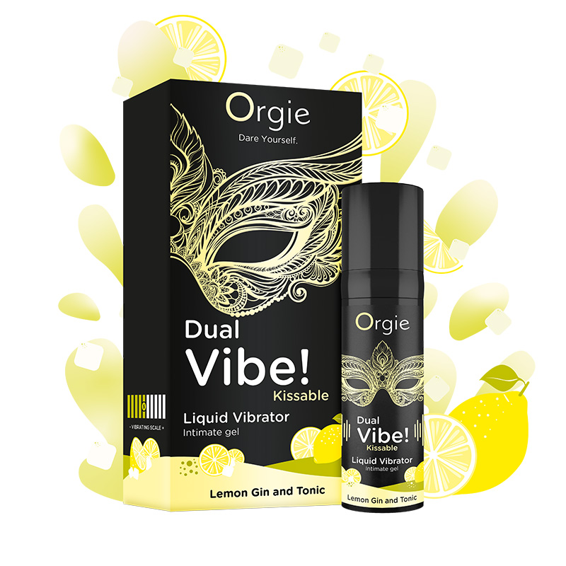 Orgie｜Dual Vibe! Lemon Gin and Tonic 檸檬金湯力 快感增強液-15ml