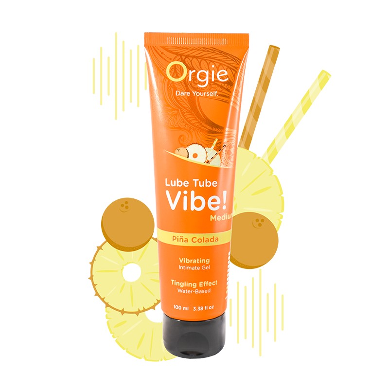 Orgie｜Lube Tube Vibe! Piña Colada 跳動式快感液 椰林飄香味